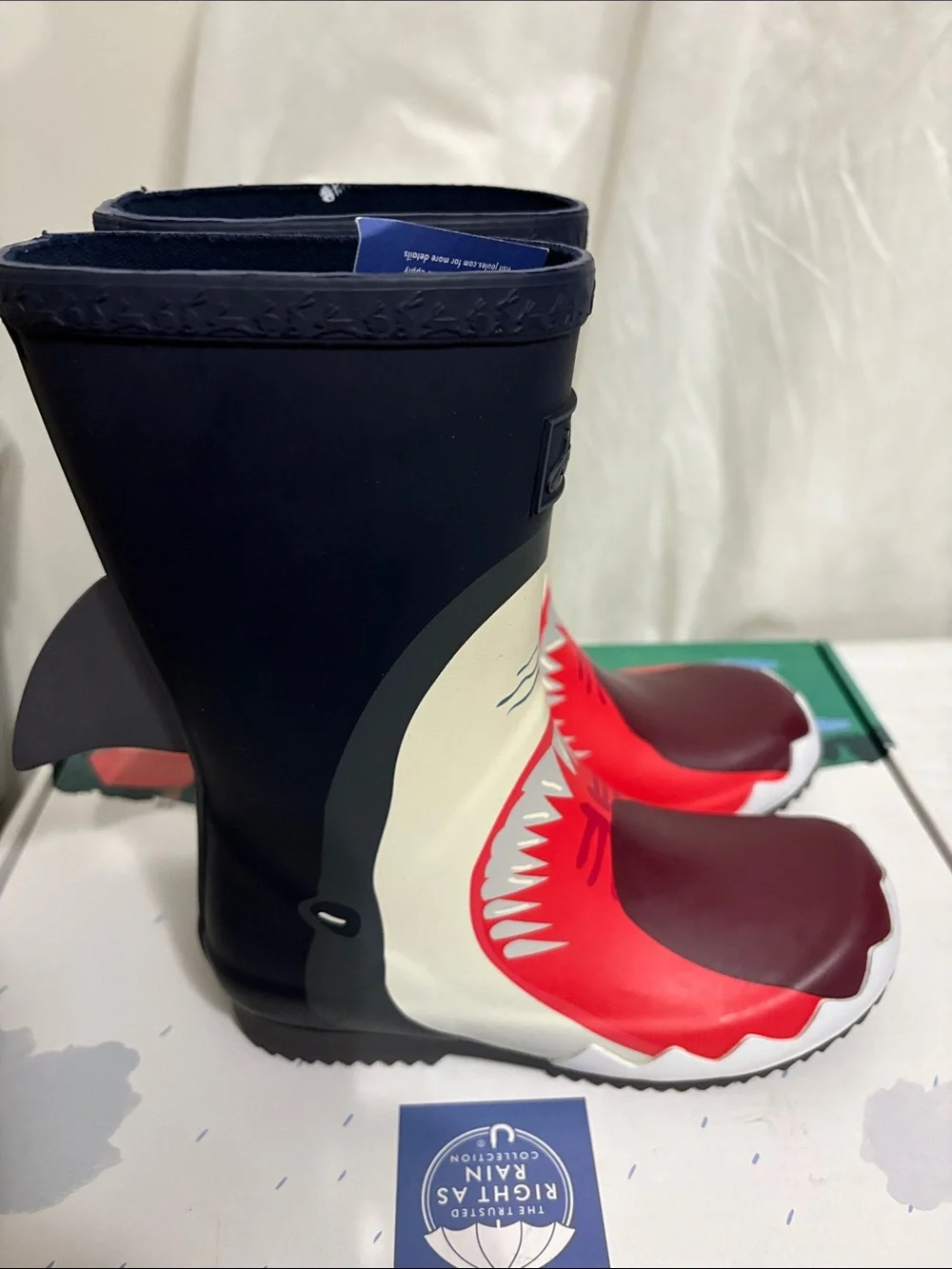 Joules Kids' Rain Boots size US 12 NWT
